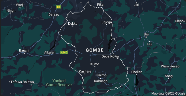 Gombe State postal code and map